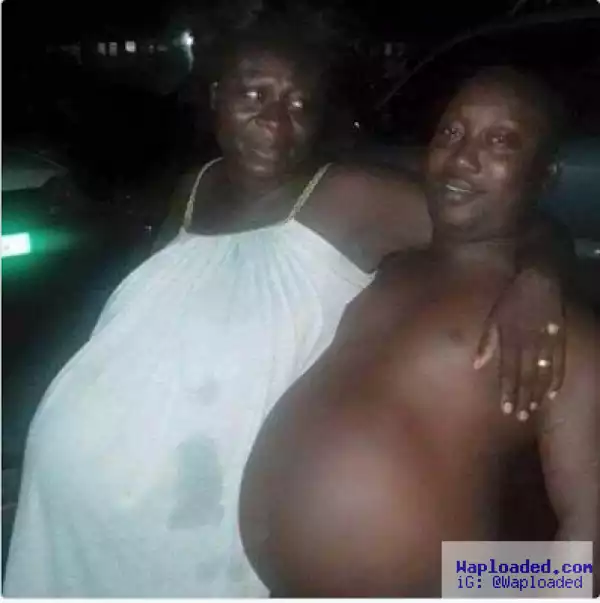 Lool! Please who is pregnant between this husband and wife?